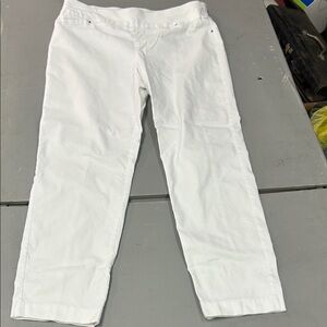 Cato size 12 Mid -Rise white pants